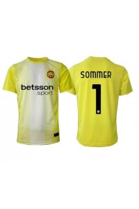 Inter Milan Yann Sommer #1 Maalivahti Jalkapallovaatteet Vieraspaita 2025-26 Lyhythihainen